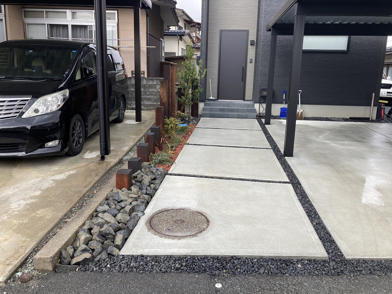 隣地境界に彩りを